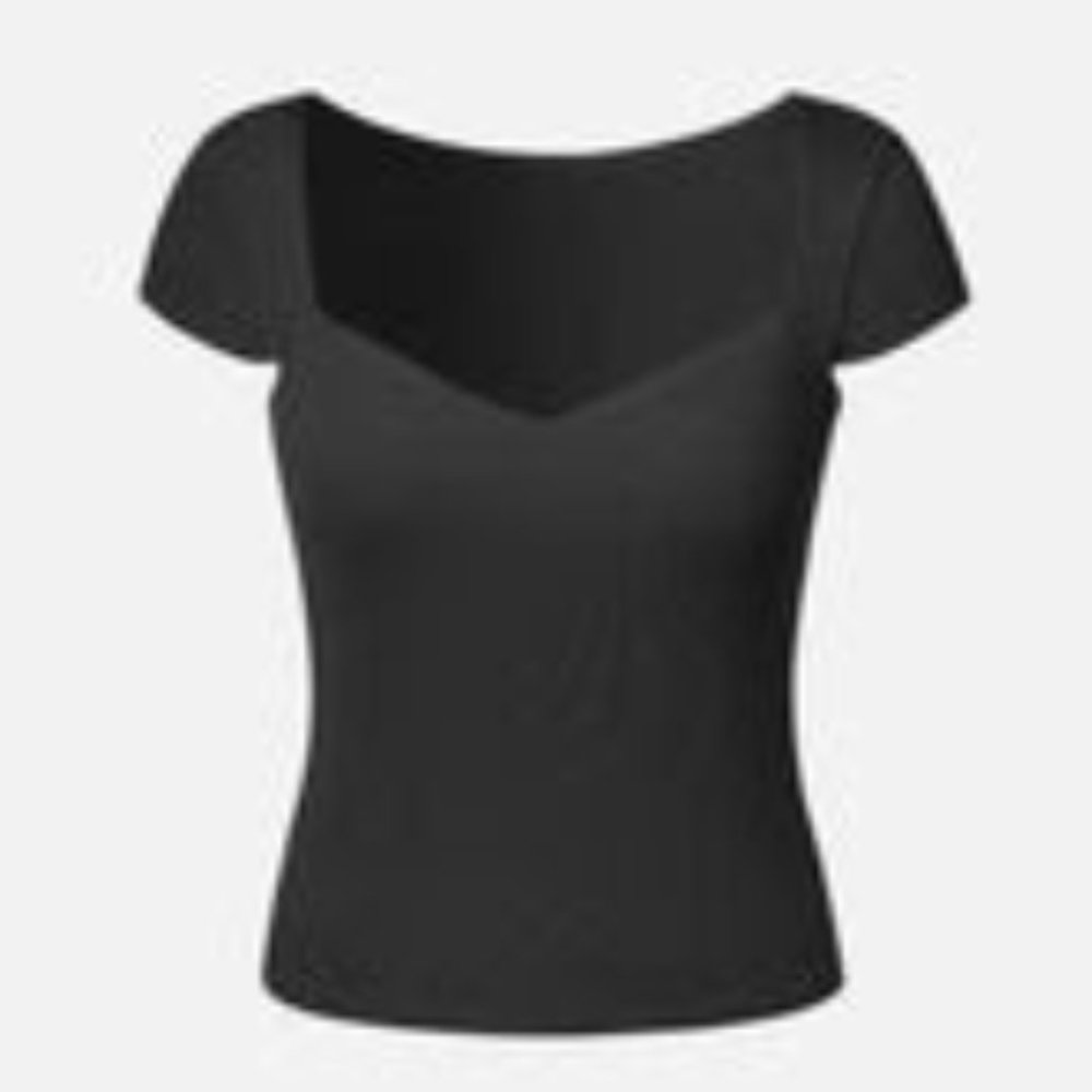 OGL Move Sweetheart Short Sleeve Brami Top